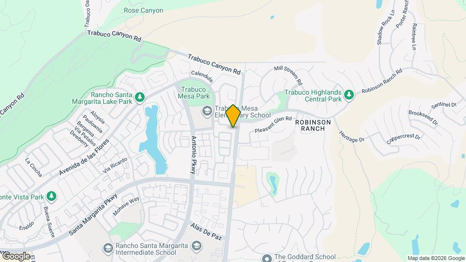 Trabuco Highlands Apartments Map and Location Details