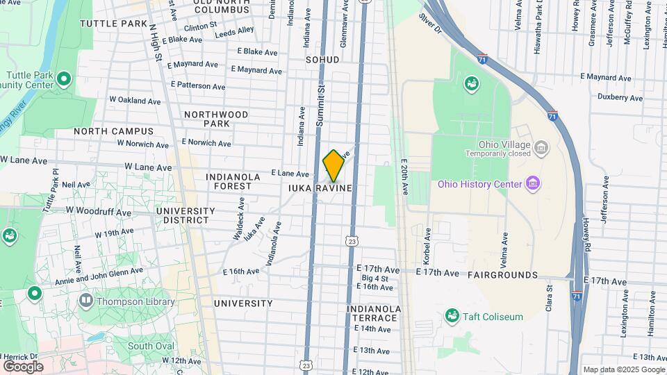 2086 Iuka Ave Map and Location Details