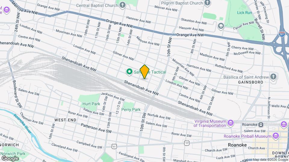 412 Hanover Ave NW Map and Location Details