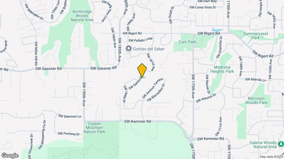 18278 SW Santoro Dr Map and Location Details
