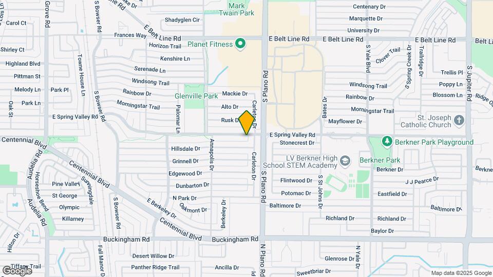 1322 E Spring Valley Rd Mapa y Detalles de la Ubicación