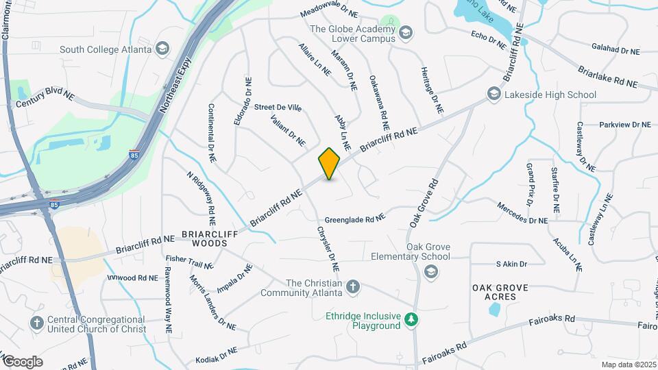 3519 Briarcliff Rd NE Map and Location Details