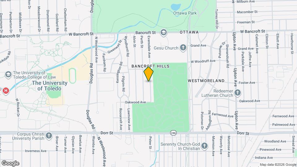 1827 Evansdale Ave Map and Location Details