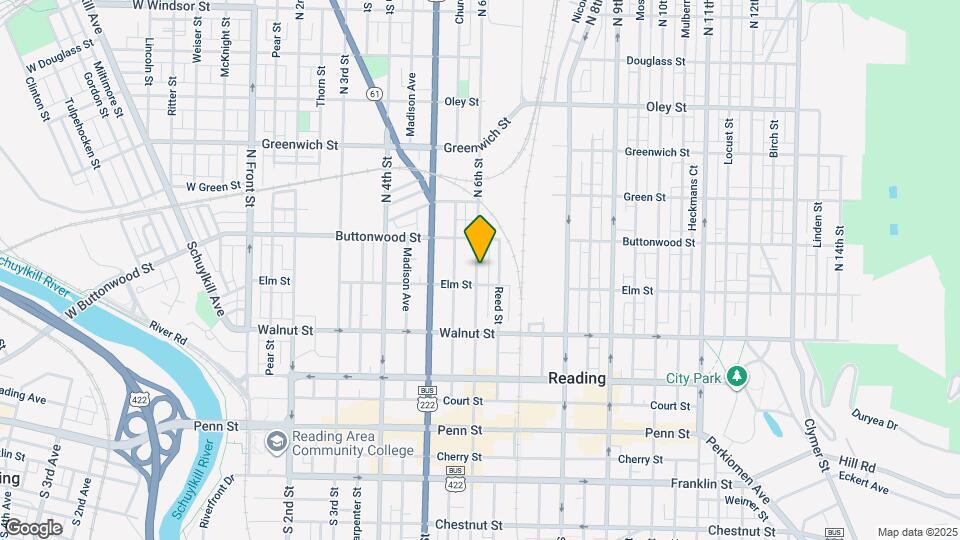 315 N 6th St Mapa y Detalles de la Ubicación