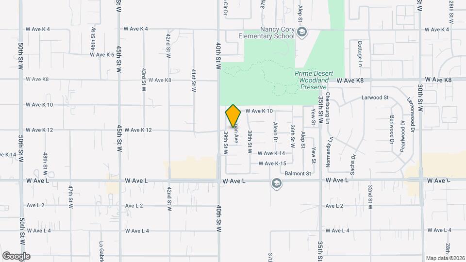 42957 Guyman Ave Map and Location Details