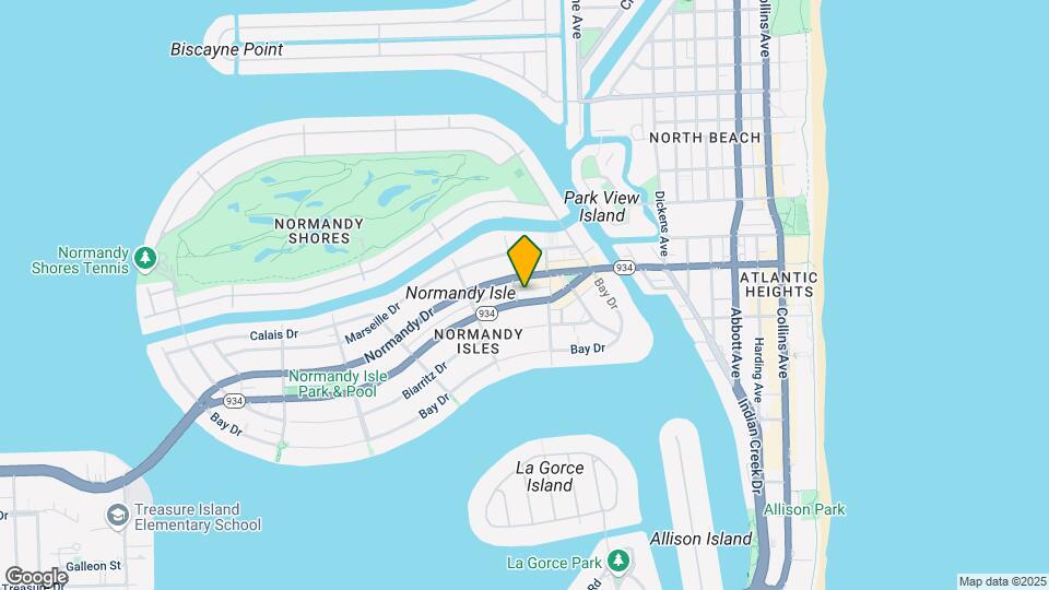 1141 71st St-Unit -1 Map and Location Details