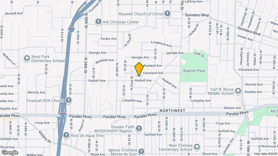 3120 Haskell Ave Map and Location Details