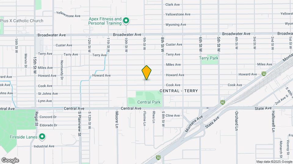 841 Cook Ave Map and Location Details