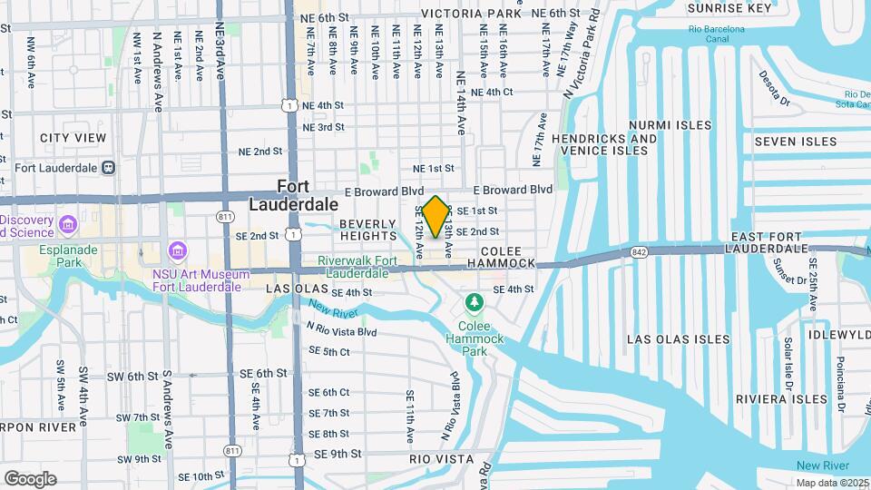 1215 SE 2nd Ct-Unit -4 Map and Location Details