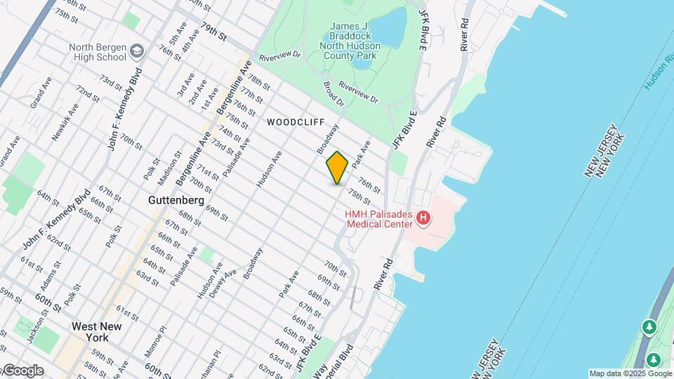 7411 Park Ave Map and Location Details