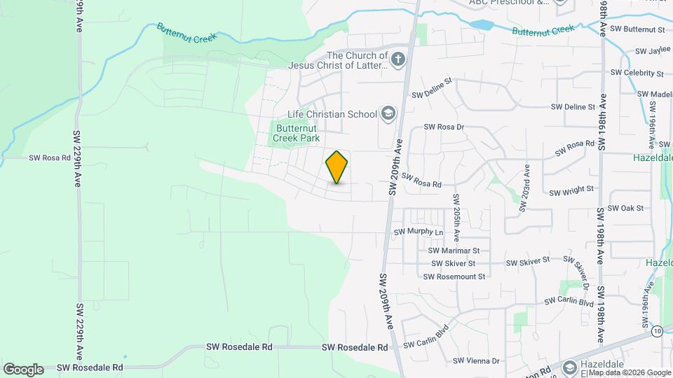 8126 SE Reddington St Map and Location Details