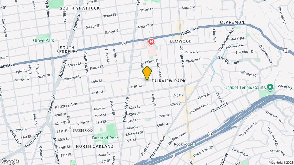 6508 Dana St, Unit D2 Mapa y Detalles de la Ubicación