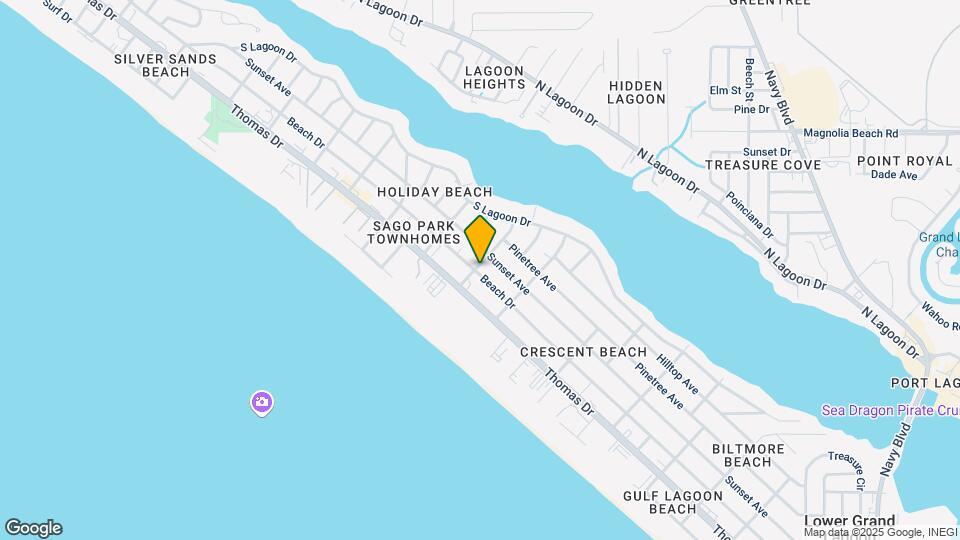 6508 Beach Dr Map and Location Details
