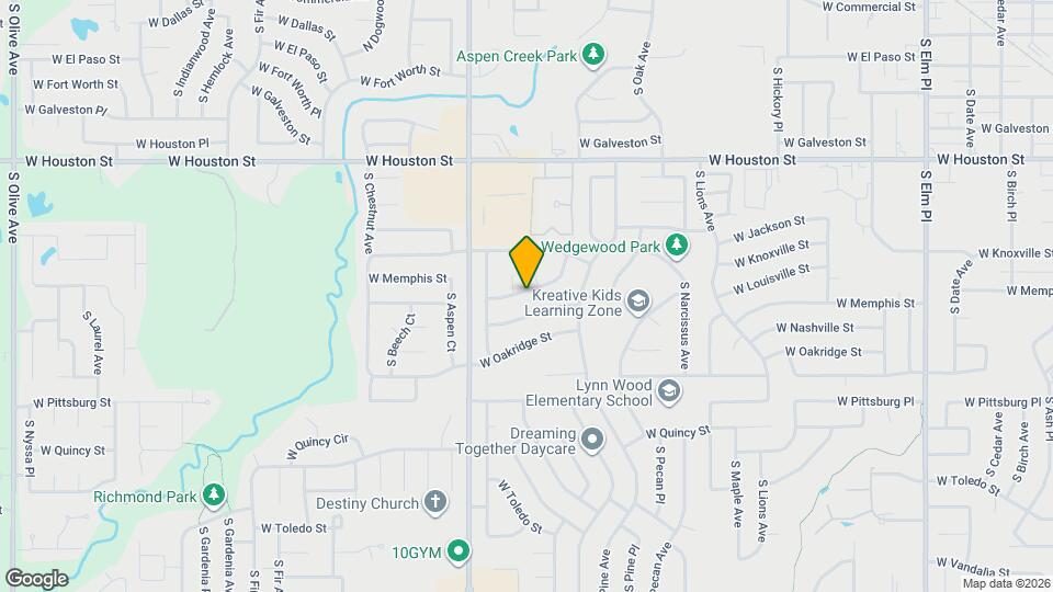 1925 W Memphis St Map and Location Details