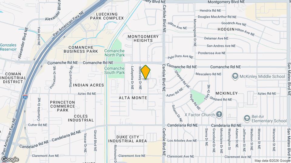 3513 Tulane Drive Northeast, Unit Apt 4 Mapa y Detalles de la Ubicación