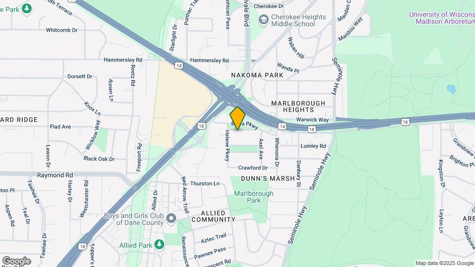4349 Britta Dr Mapa y Detalles de la Ubicación