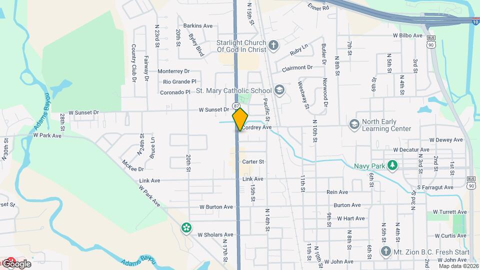 1908 N 16th St Map and Location Details