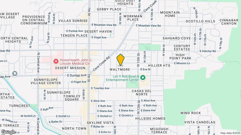 9028 N 11th St-Unit -1B Map and Location Details