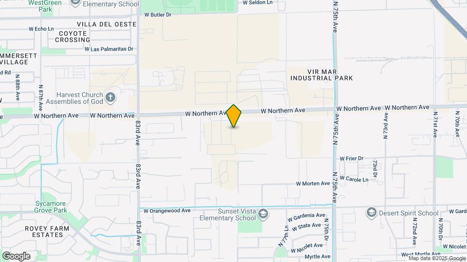 7857 N 79th Ave Mapa y Detalles de la Ubicación