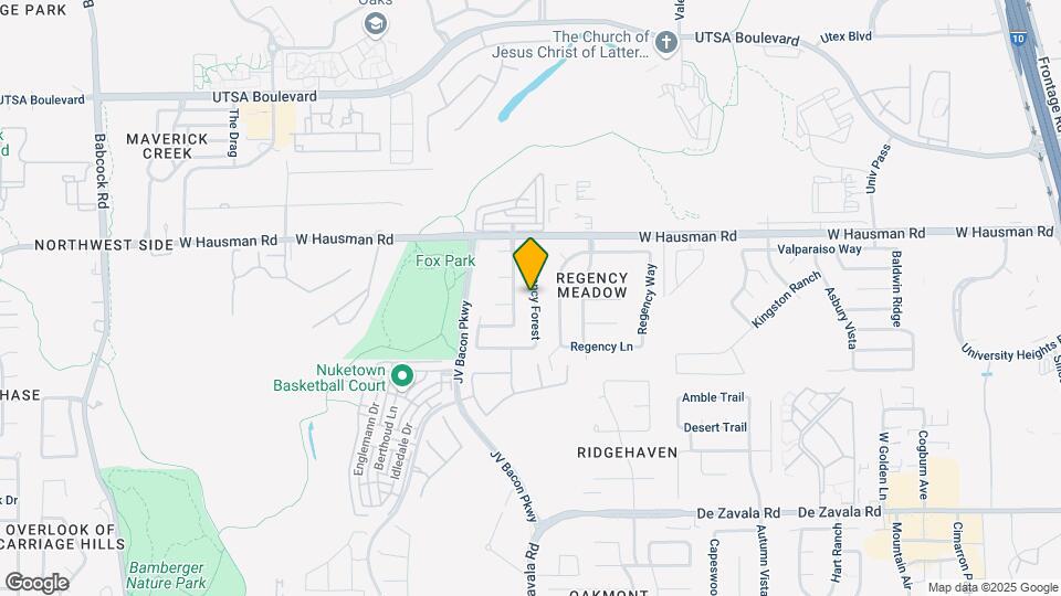 13207 Regency Forest Map and Location Details