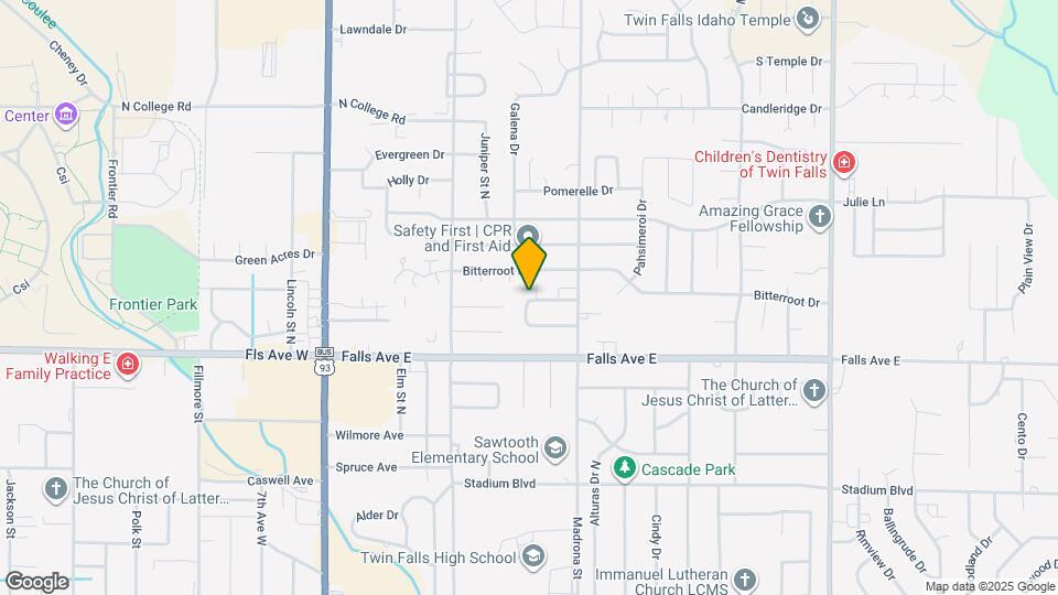 1707 Dora Dr N Map and Location Details