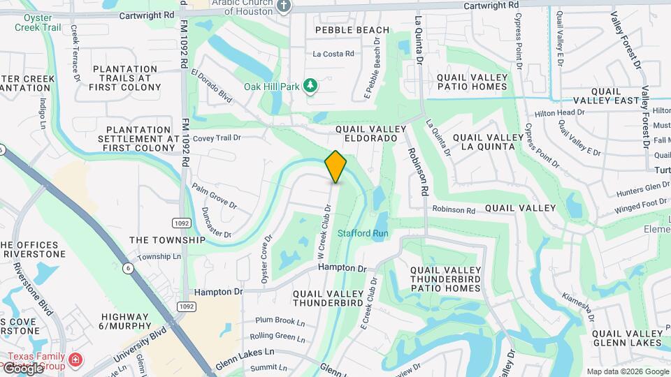 3111 W Creek Club Dr Map and Location Details