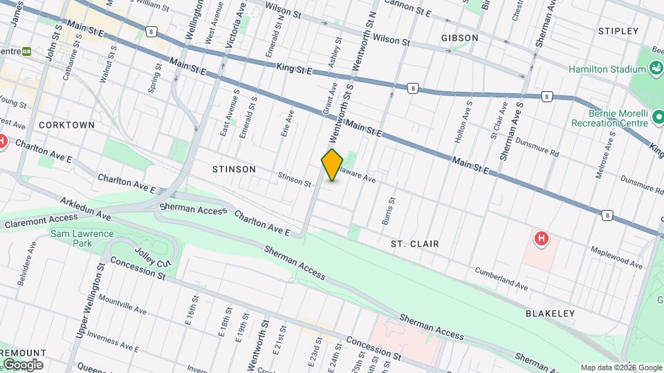 269 Stinson Crescent, Unit Lower Map and Location Details