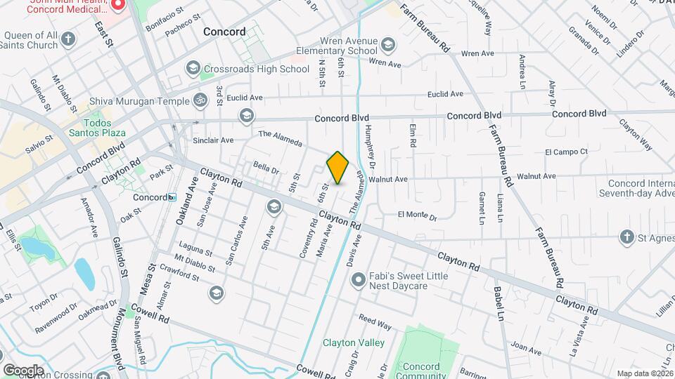 3225 Clayton Rd Map and Location Details