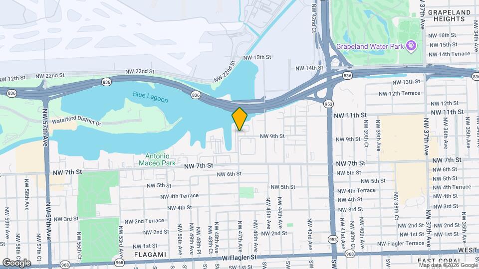 4689 NW 9th St Map and Location Details