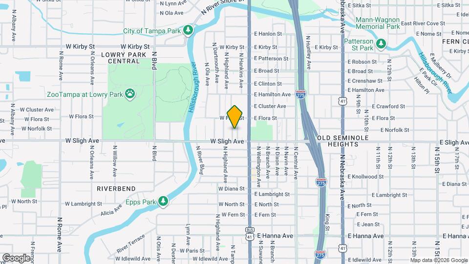 6905 1/2 N Duncan Ave Map and Location Details