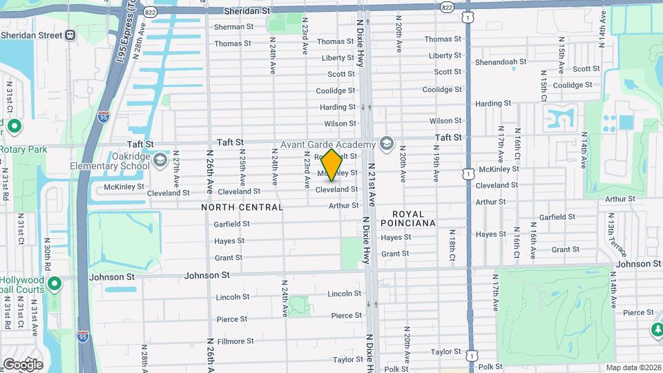 2211 Cleveland St Map and Location Details