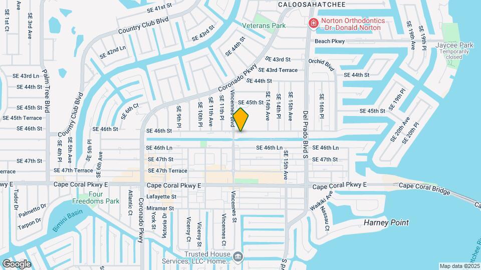 1206 SE 46th St Map and Location Details