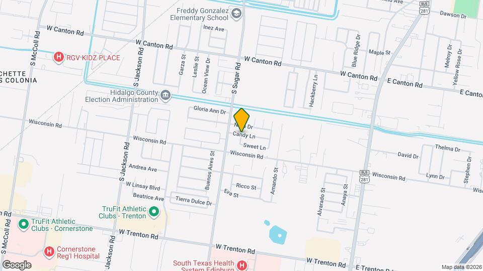 2 Candy Ln Map and Location Details