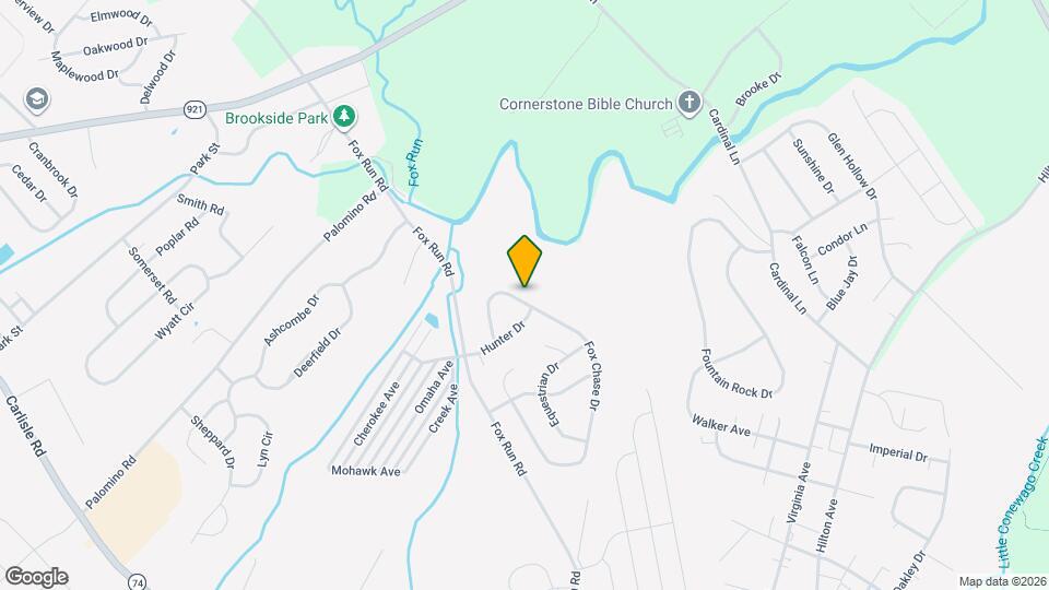 3812 Fox Chase Dr Map and Location Details