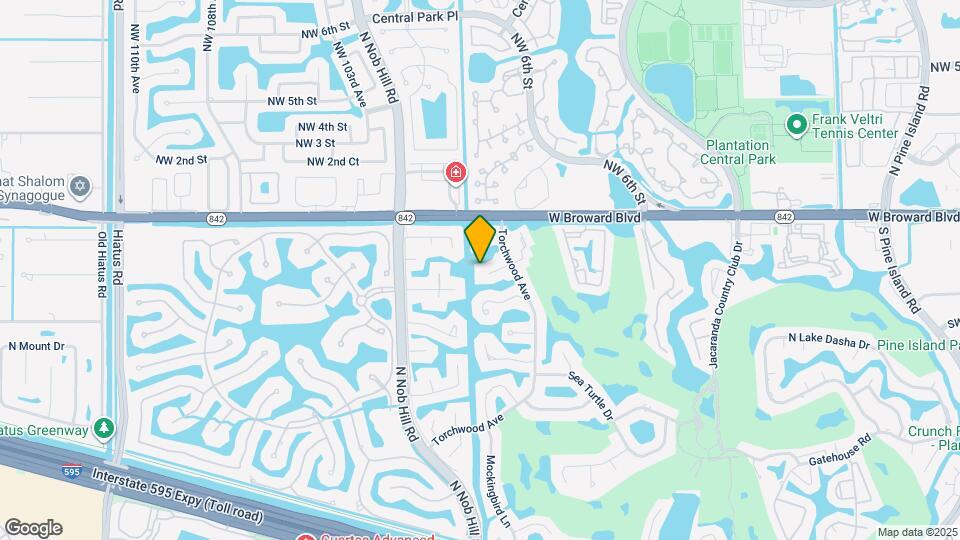 9881 SW 1st Ct Map and Location Details
