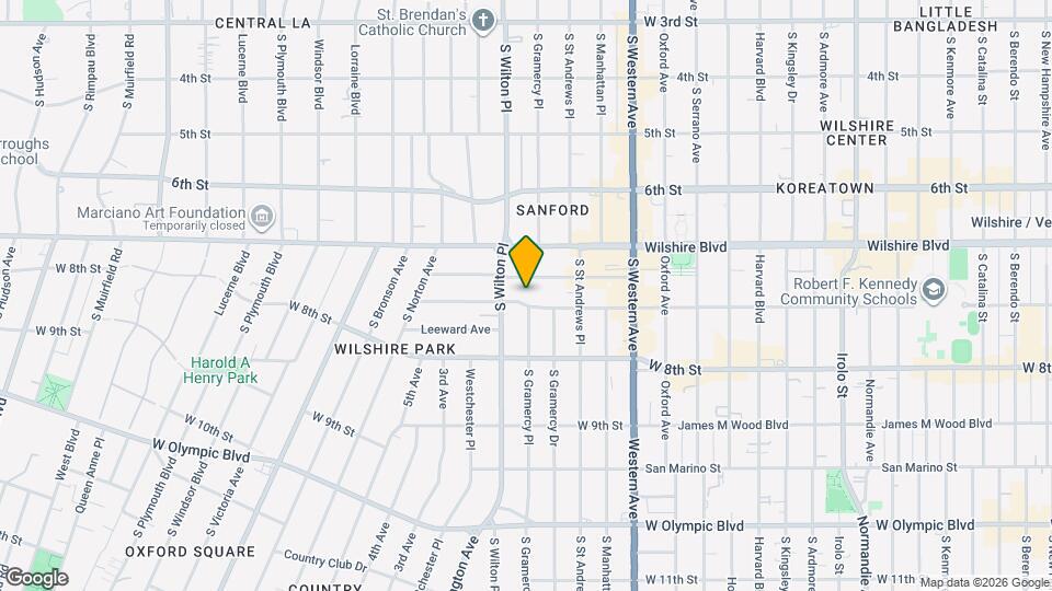 3963 W 7th St, Unit 1 Map and Location Details