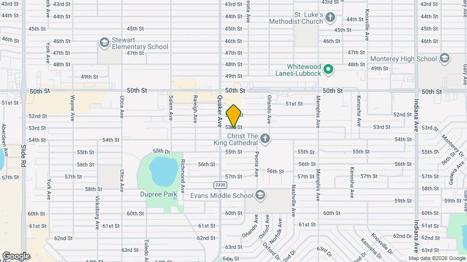 4309 53rd St Map and Location Details