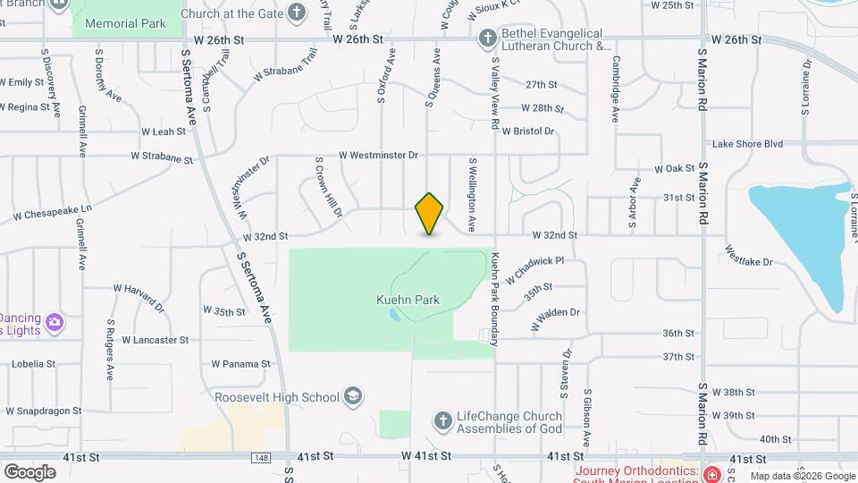 2412 S Sheffield Cir Map and Location Details