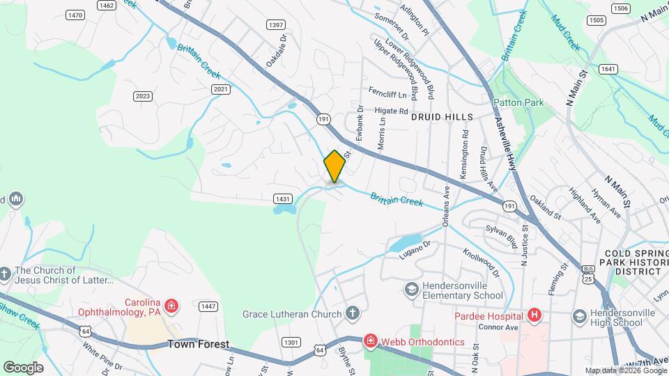 181 N Britton Creek Ct Map and Location Details