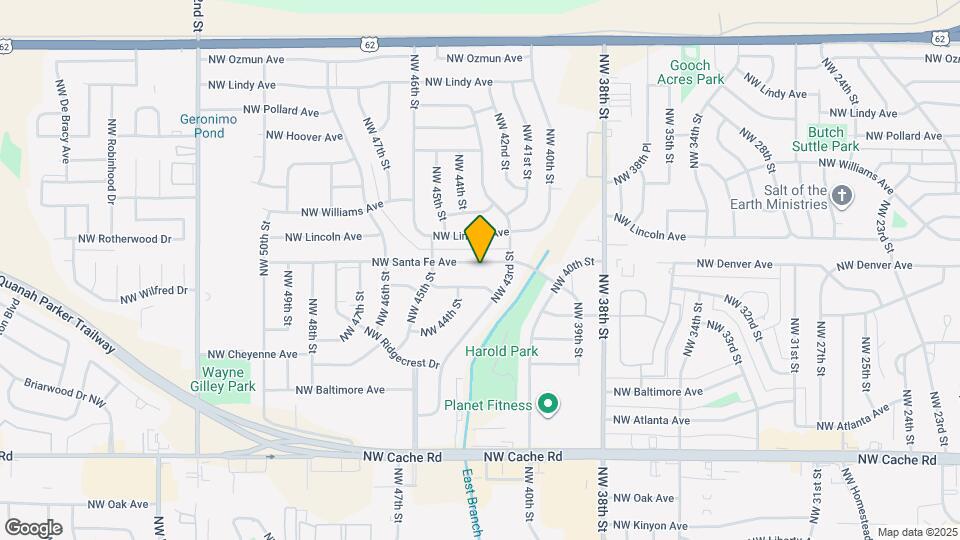 4312 NW Santa Fe Ave Map and Location Details