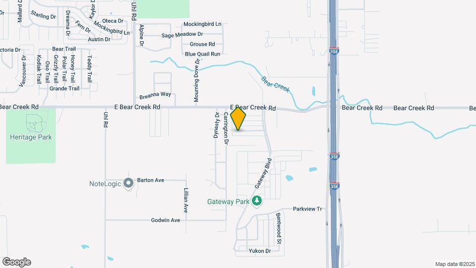1753-1755 Creekview Dr Map and Location Details