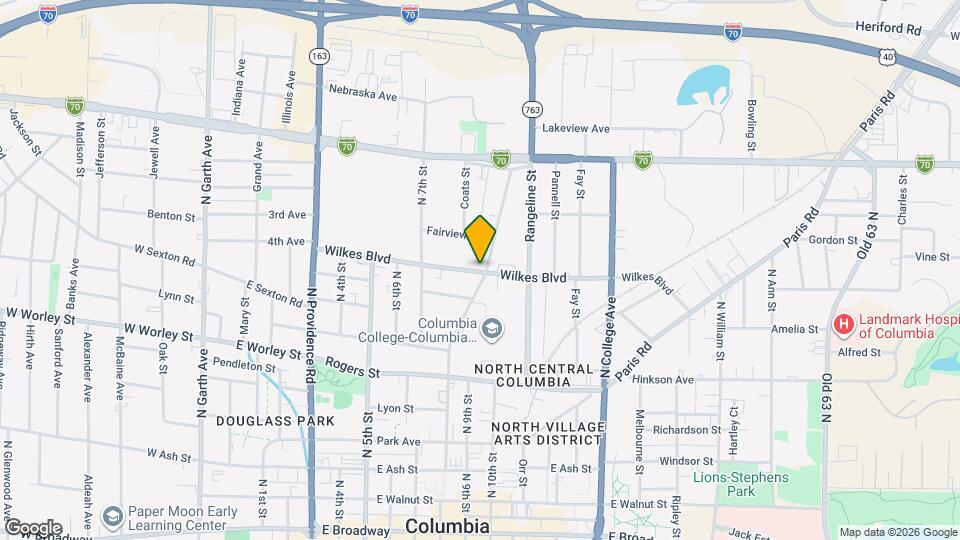 813 Wilkes Blvd Map and Location Details