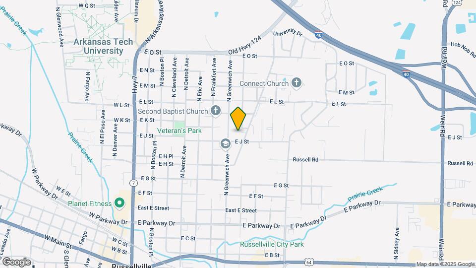 1011 N Parker Rd Map and Location Details