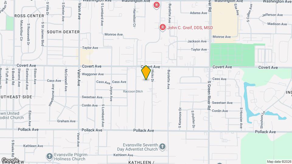 1671 Hicks Dr Map and Location Details