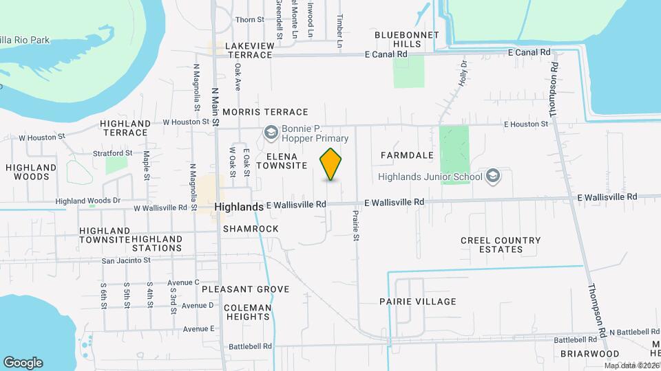 109 Gossett St Map and Location Details