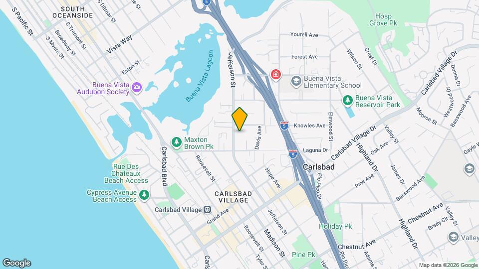 2632 Jefferson St Map and Location Details