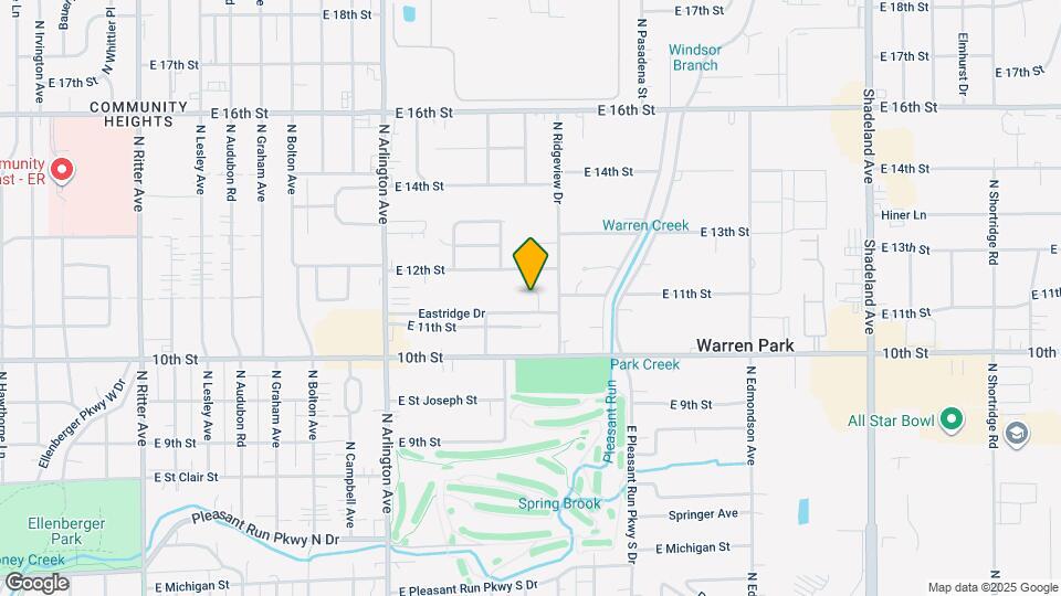 6230 Eastridge Dr Map and Location Details