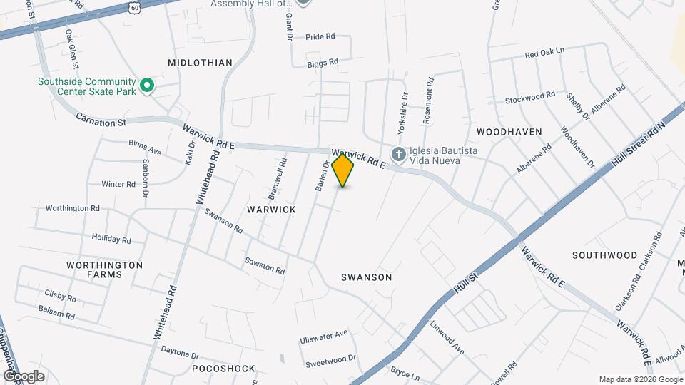 943 Kingsway Rd Map and Location Details