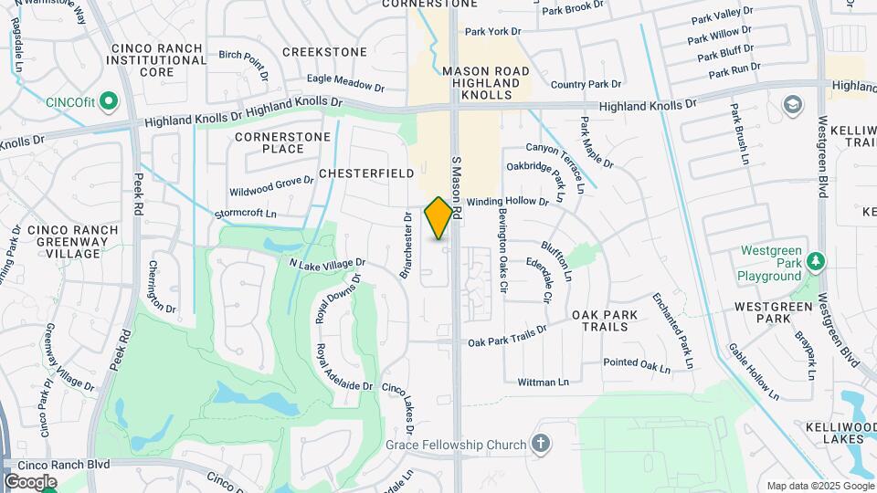 2002 S Mason Rd Map and Location Details
