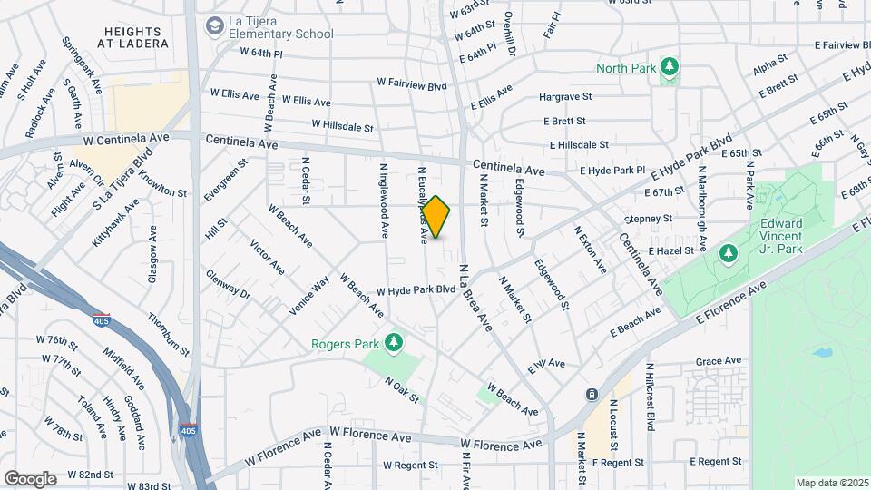 746 N Eucalyptus Ave Map and Location Details